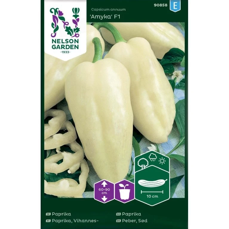 Sød Peber 'Amyka' F1 Capsicum Annuum 'Amyka' F1 3 Sød Peber 'Amyka' F1 Capsicum Annuum 'Amyka' F1