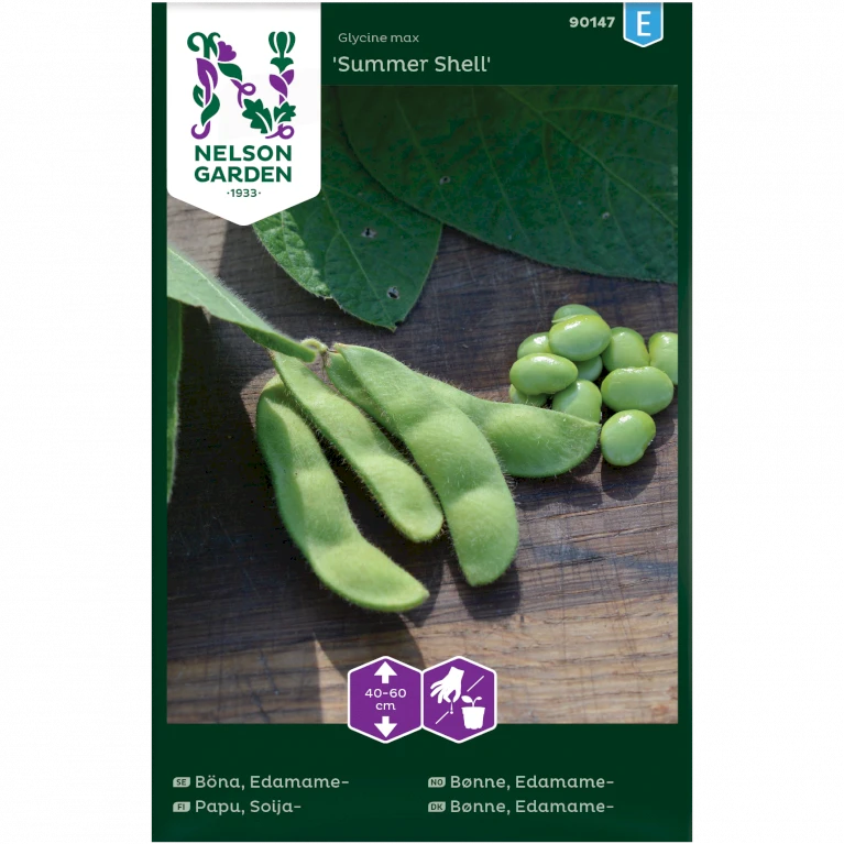 Edamamebønne 'Summer Shell' Glycine Max 'Summer Shell' 3 Edamamebønne 'Summer Shell' Glycine Max 'Summer Shell'